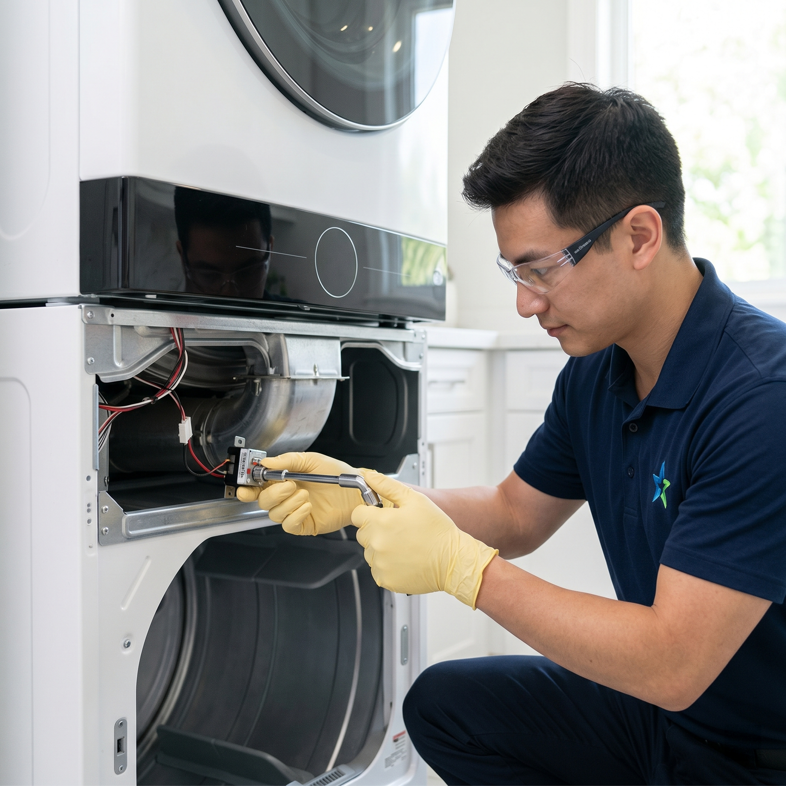 Replacing a broken dryer belt