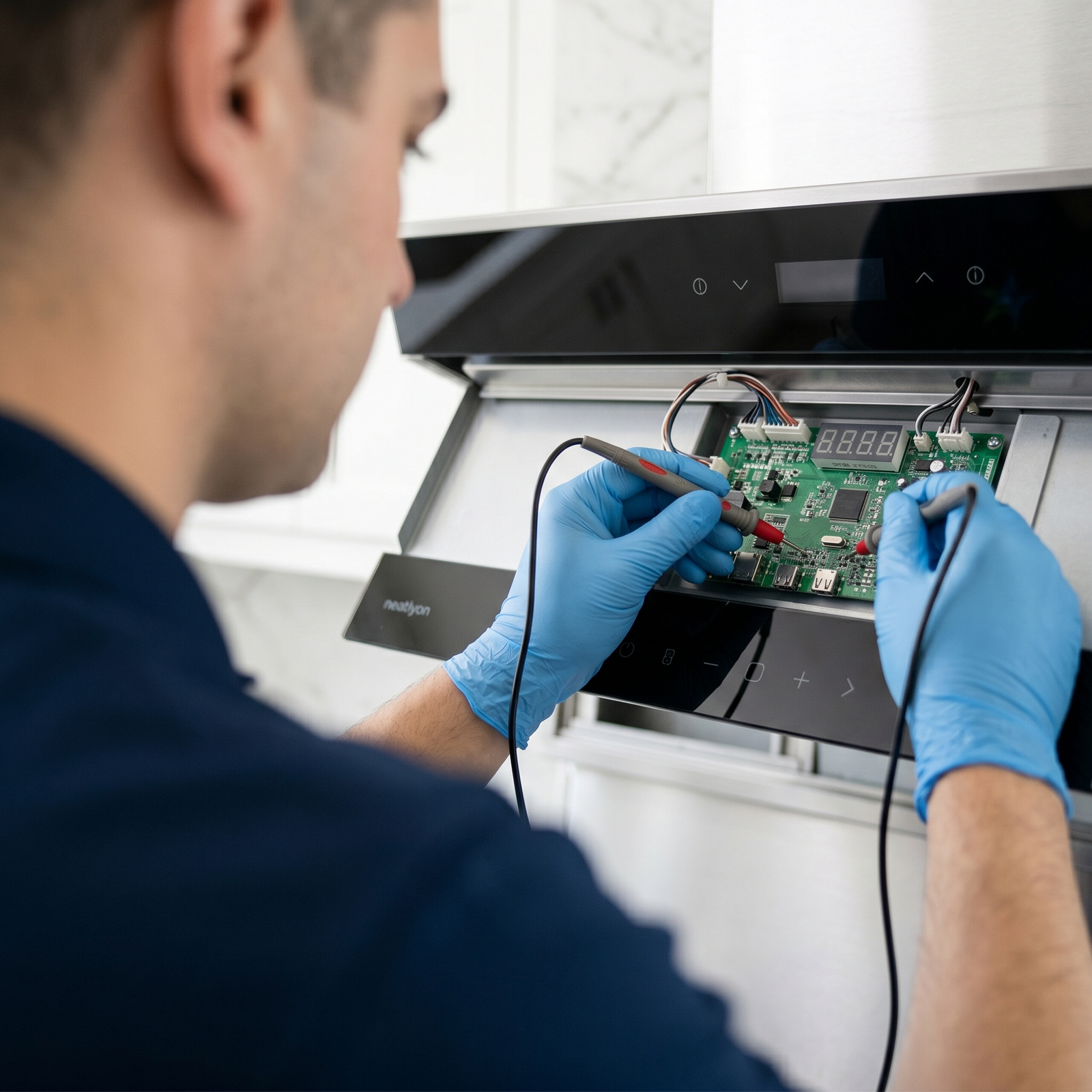 Replacing a range hood blower motor