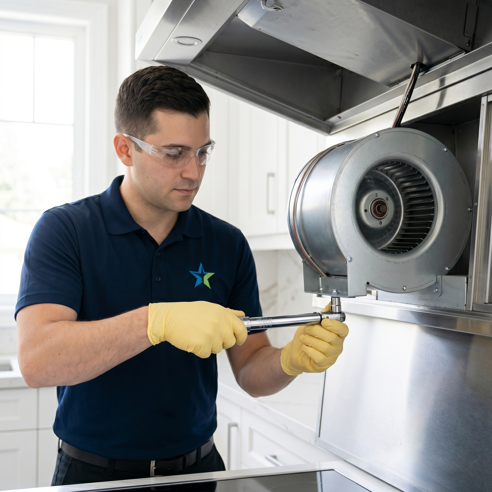 Repairing a range hood touch control panel